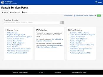 Seattle permit portal - Find out how to get a permit for various construction projects in Seattle, such as accessory dwelling units, decks, garages, and new businesses. Learn about permit types, costs, …